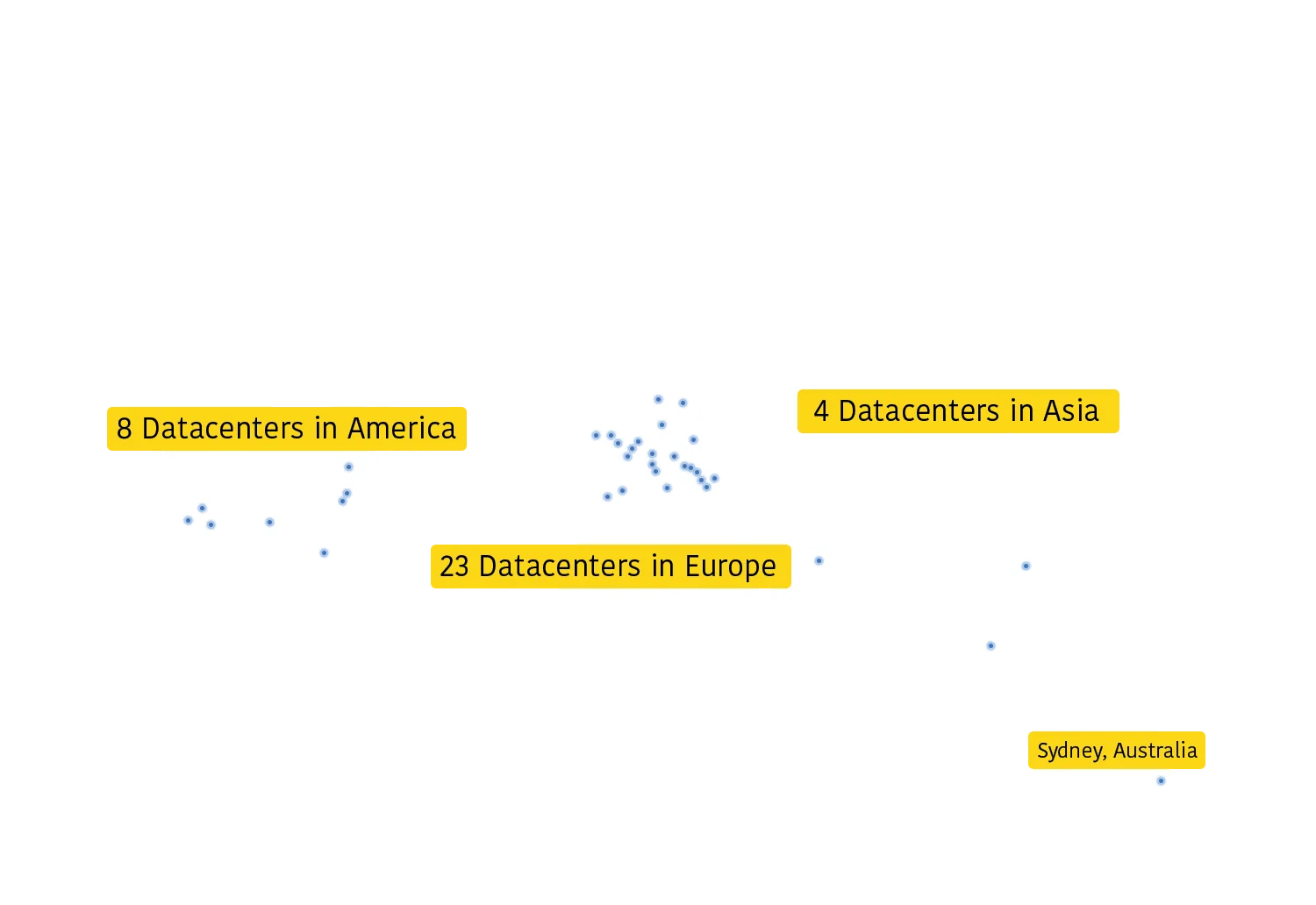Virtono Datacenters Map